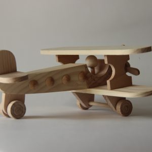 Wooden airplane toy "BIPLANE"