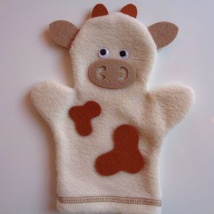Doll on a hand "Cow"