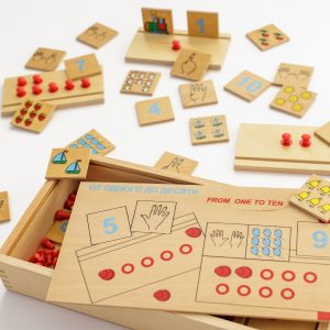 Counting Peg Board From 1 to 10 | Montessori Math Toy