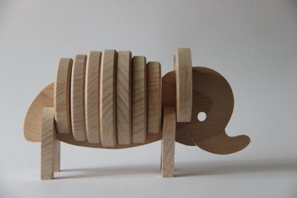 Wooden toy puzzle "Elephant"