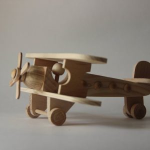Wooden airplane toy "BIPLANE"
