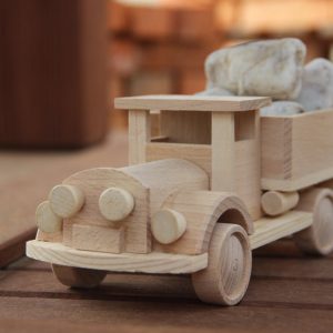Wooden toy car "ZIS"